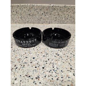 Las Vegas Hotel Souvenir Ashtrays Stardust & Golden Nugget Vintage